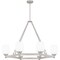 Quoizel Penning Linear Chandelier 6 Lights Brushed Nicke PNG638BN - alternate 1